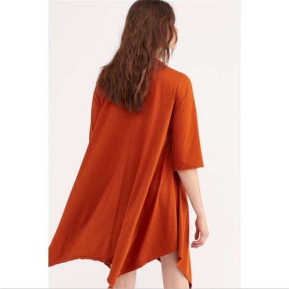 Free People Beach orange kahana tunic dress s - Picture 2 of 10